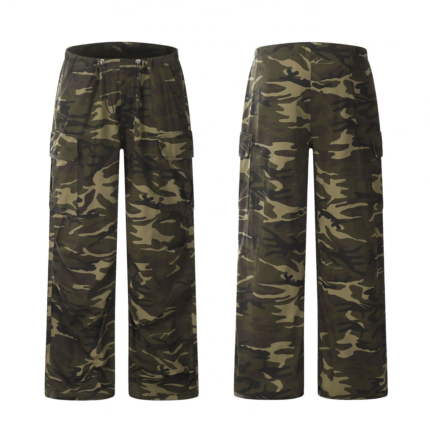 New Pure Cotton American Camouflage Cargo Pants