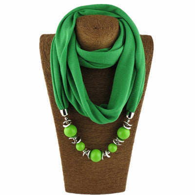 Gorgeous Bead Pendant Ring Bib Ladies