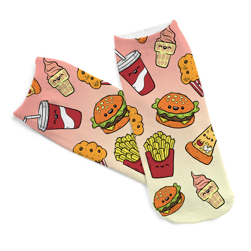 New 3D Digital Printing Socks