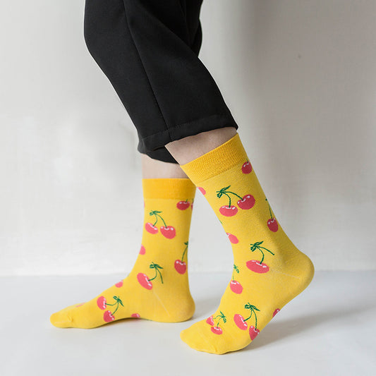 Fruit Series Men's Women's Cotton Socks