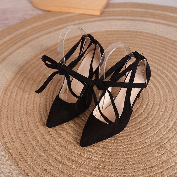 Women's Shoes Fat Toe Head Spring Lace Sheet