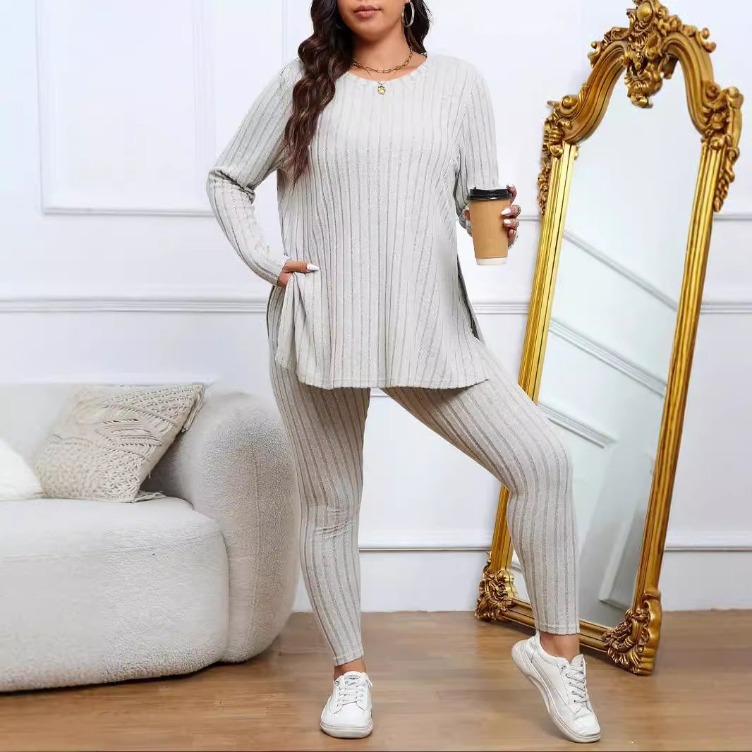 Plus Size Women's Suit Regular Sleeve