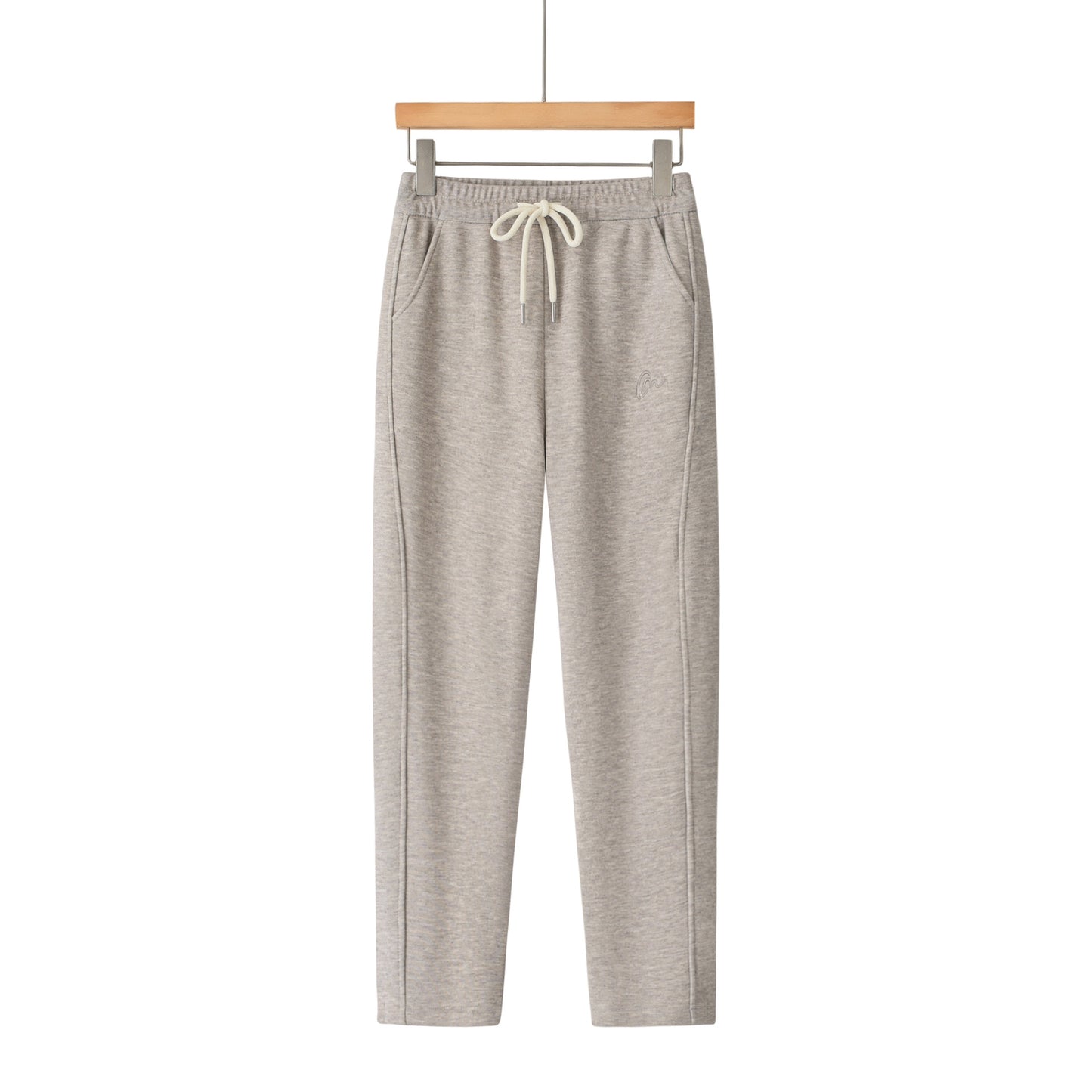 Fleece-lined Thick Casual Pants Women's Antelope Velvet High Waist