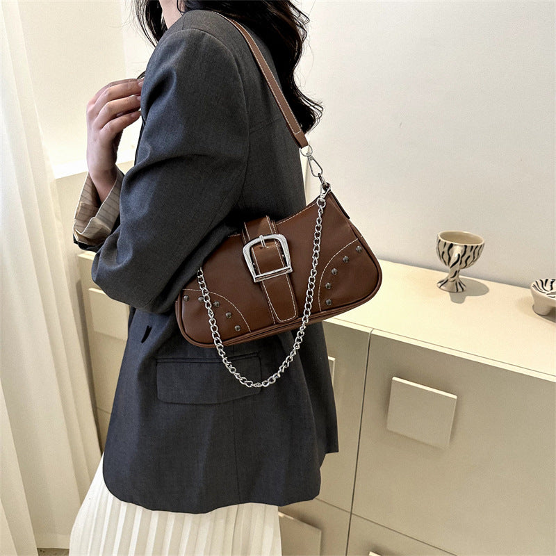 Women's New Fashion Simple Chain Casual Crossbody Bag