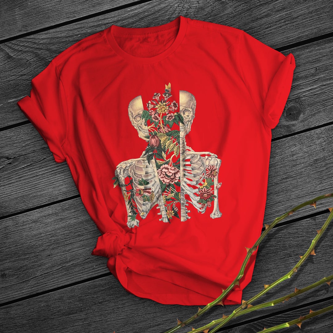 Alive Print Short Sleeves On Inner T-shirt