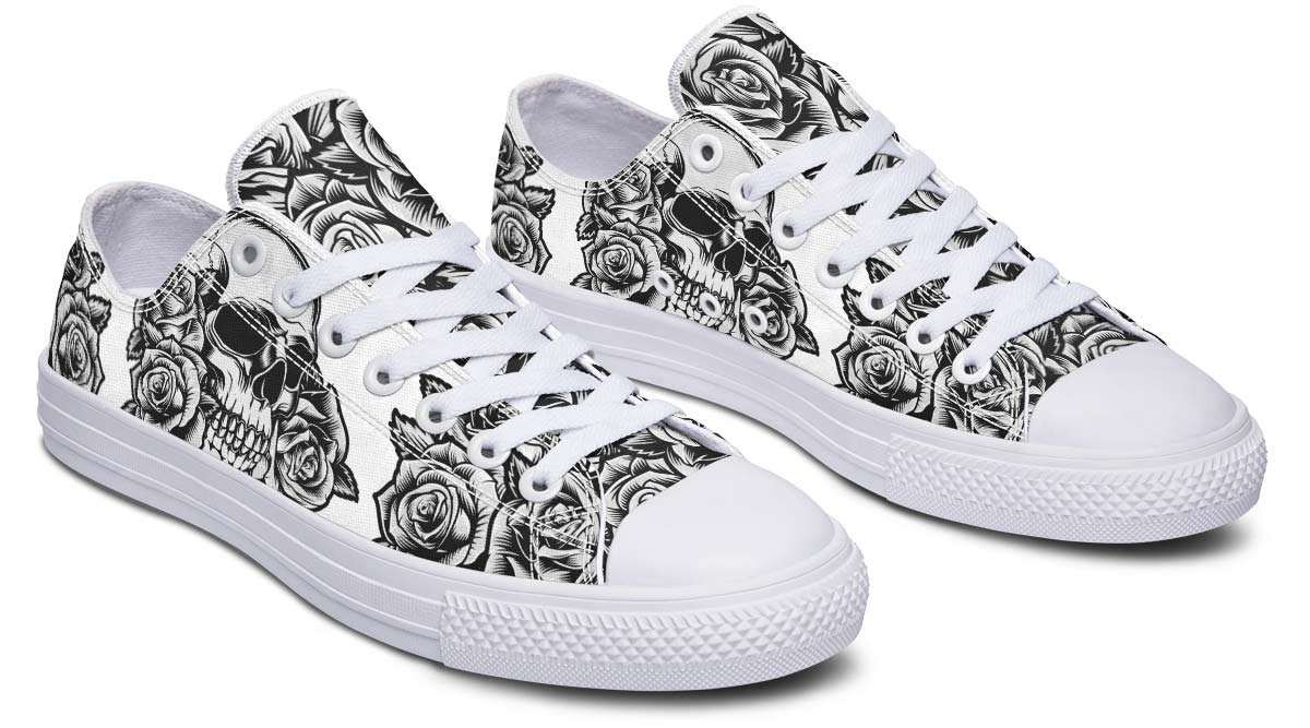 Fashion Print Couple Low-Top Canvas Shoes