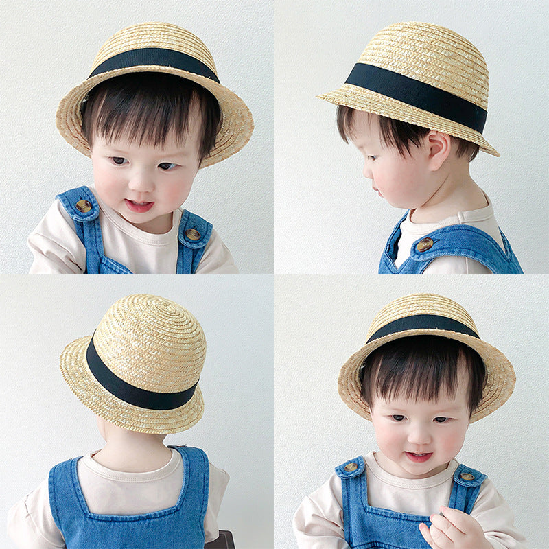 Baby Boy's Cute Japanese Style Straw Hat
