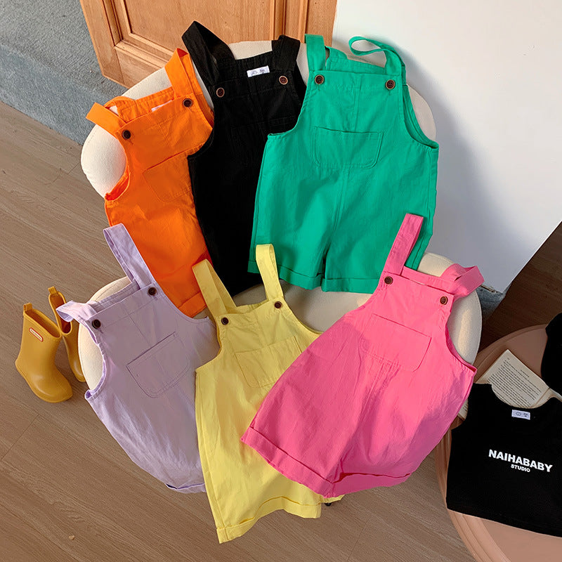 Children's Korean-style Casual Overalls For Children Boys And Girls