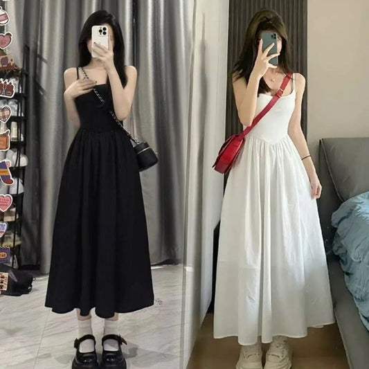 Line Slip Dress Hepburn Style Little Black Dress
