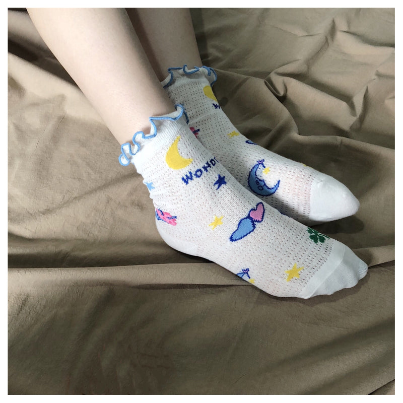 Cartoon bear socks