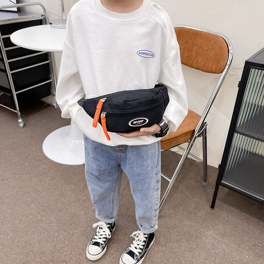 Fashion Unisex Kids Crossbody Sling Bag With Stylish Lettering