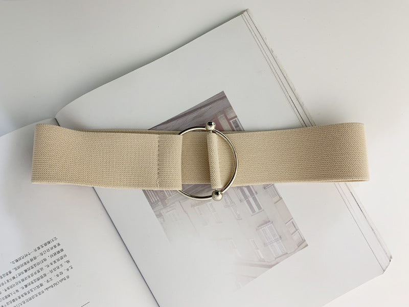 Simple Waist Seal Elastic Elastic Ladies Belt