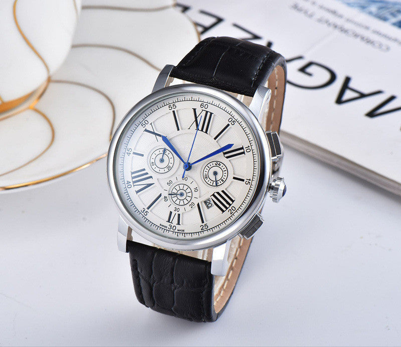 running seconds business watch 6-pin