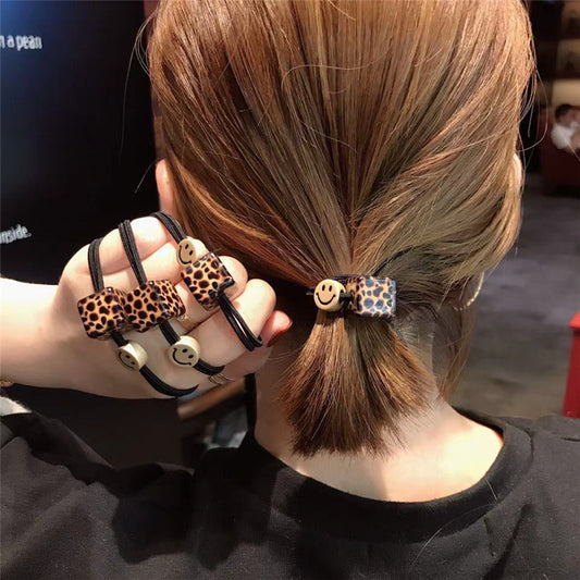 Leopard smiley head rope