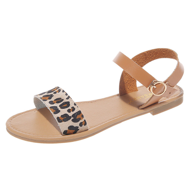 Summer omen shoes Peep Toe flat sandals