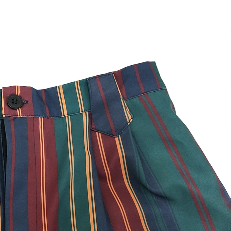 Women's High Waist Large Size Wide Leg Rolled Summer Sports Casual Shorts