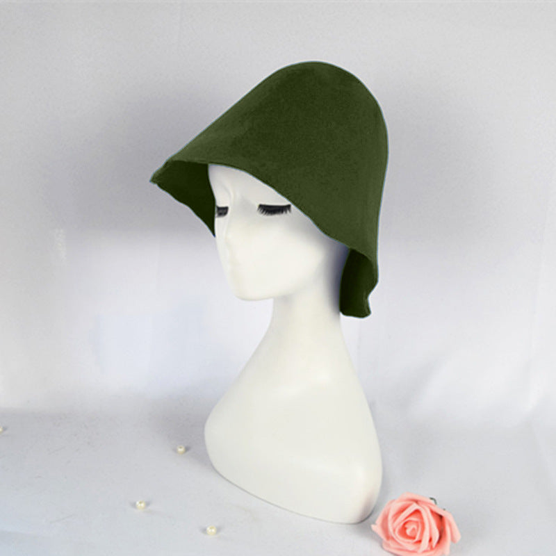 Bell-shaped Woolen Trendy All-match Woolen Hat For Women