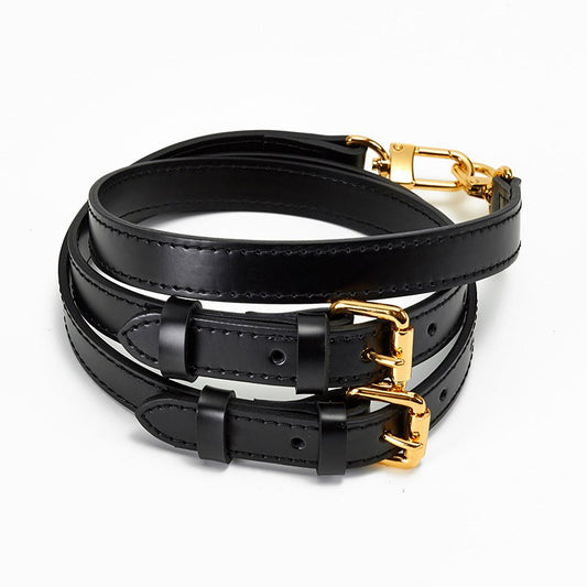 Double-sided cowhide shoulder strap