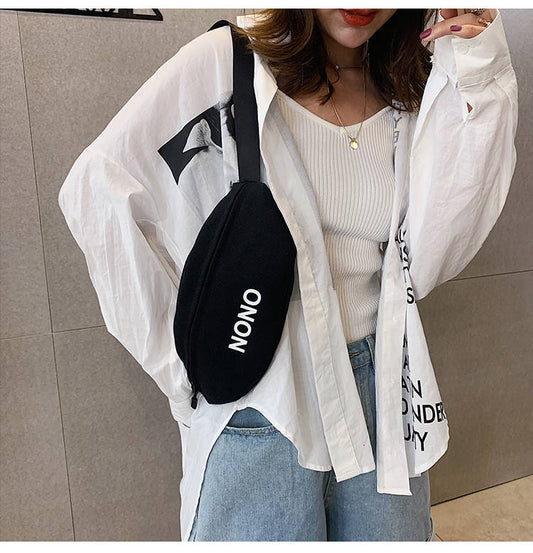 Canvas chest bag
