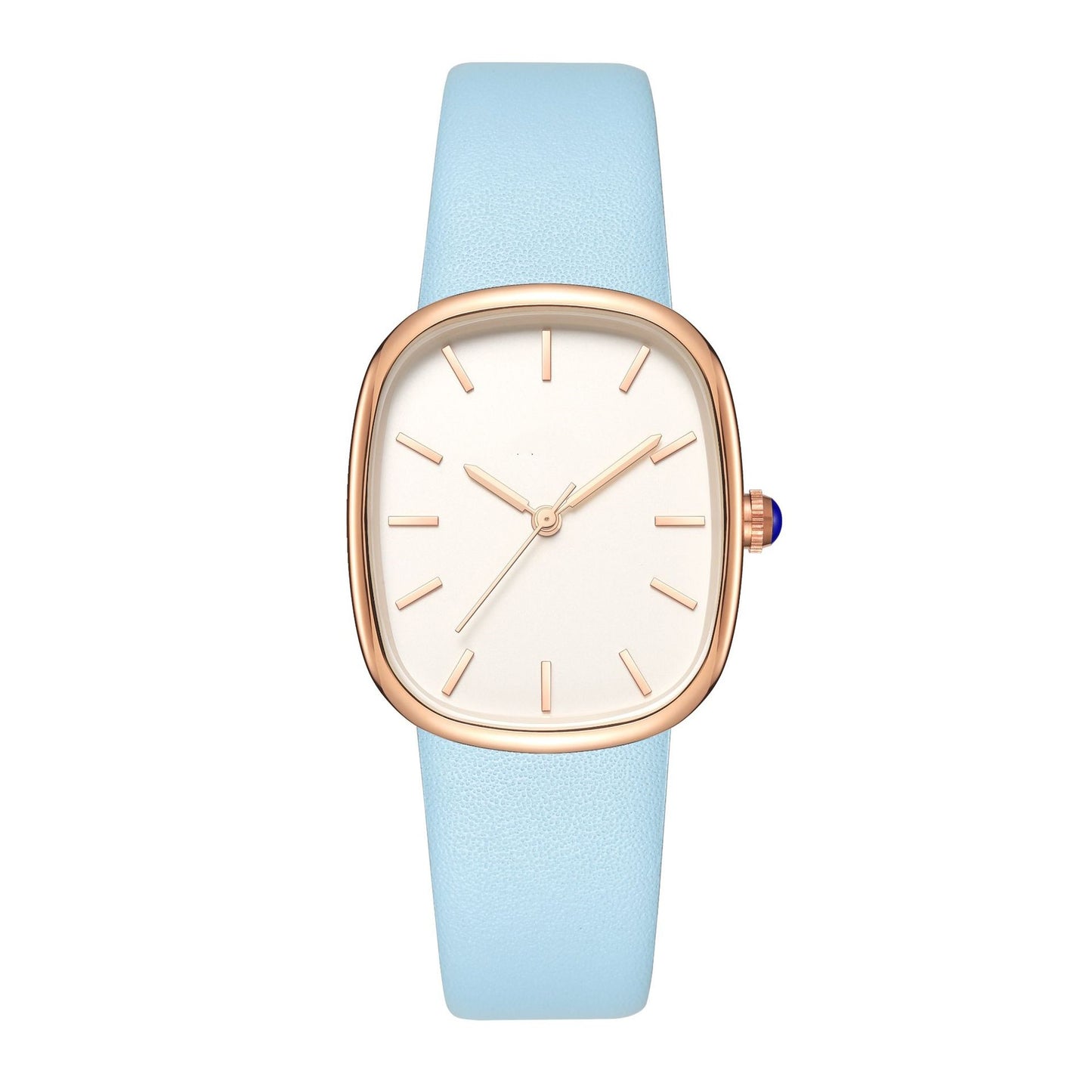 Elegant Small Square Plate Women's New Quartz Belt Watch