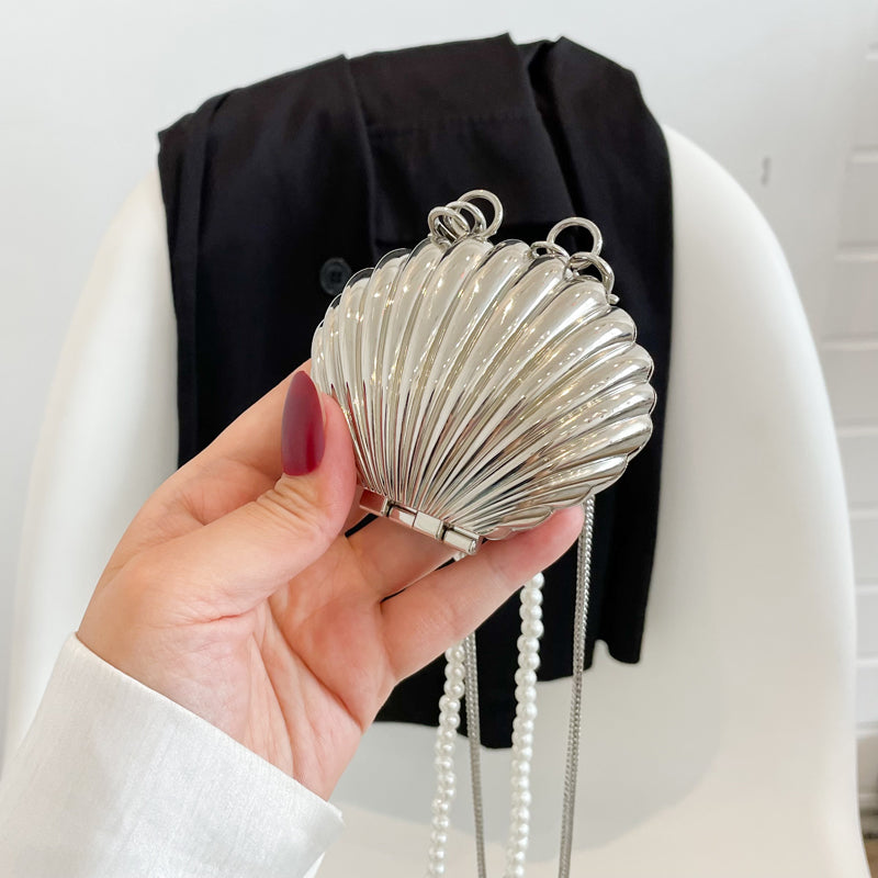 Ins Popular Pearl Chain Messenger Bag