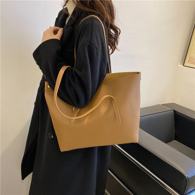 Pendletaske Arbejde Enkeltskulder Spandtaske Efterår Og Vinter Vintage Tote Taske