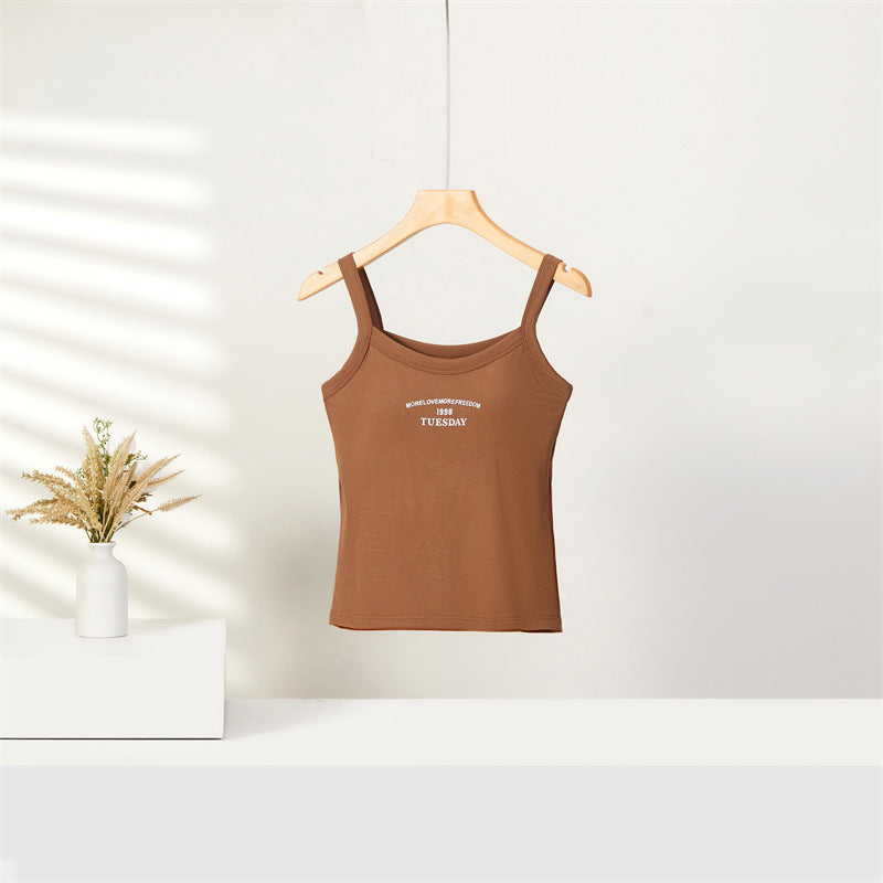Small Sling Vest For Women Inner Bottoming Top