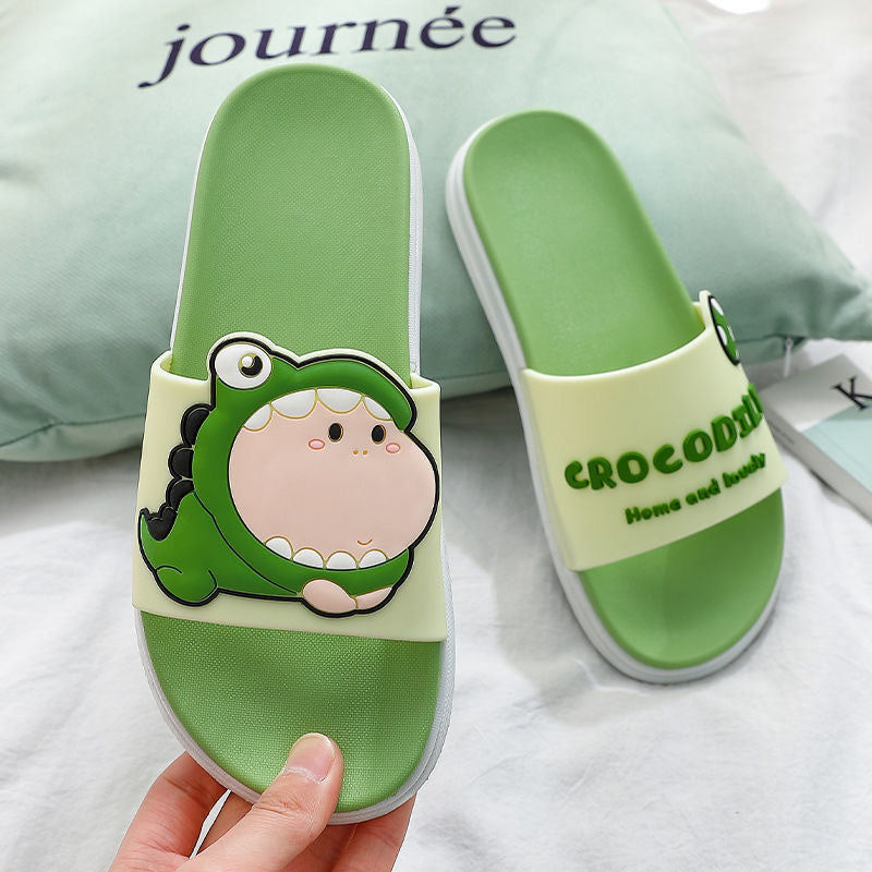 Cute Cartoon Fashionable Household Dinosaur Slippers