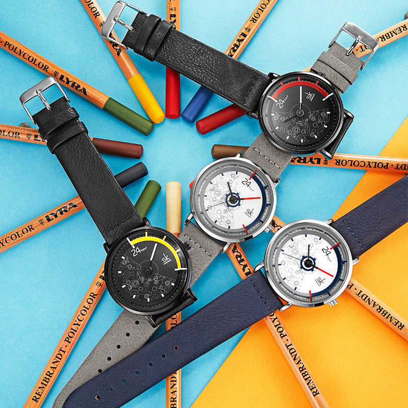 Couple table quartz watch