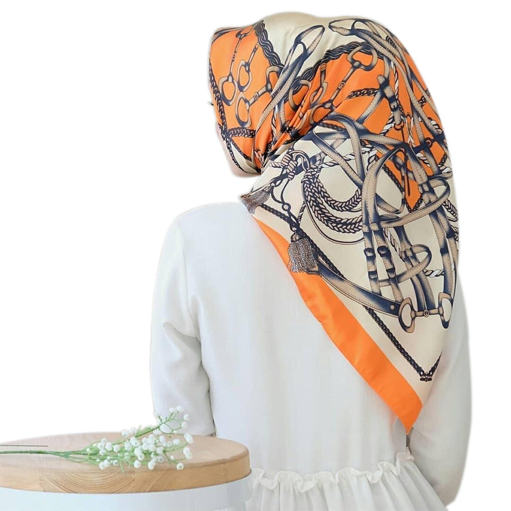 Explosive Leopard Printed Large Square Scarf