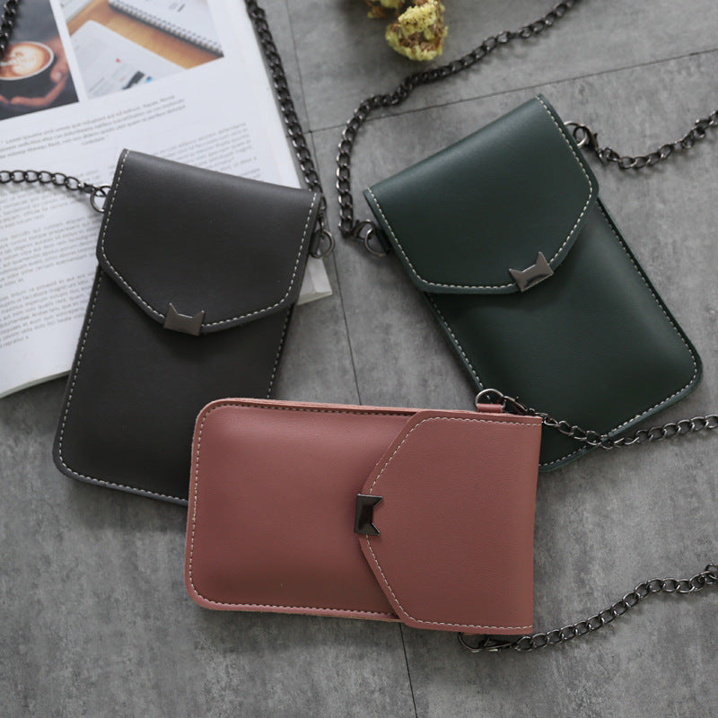 Diagonal mobile phone bag