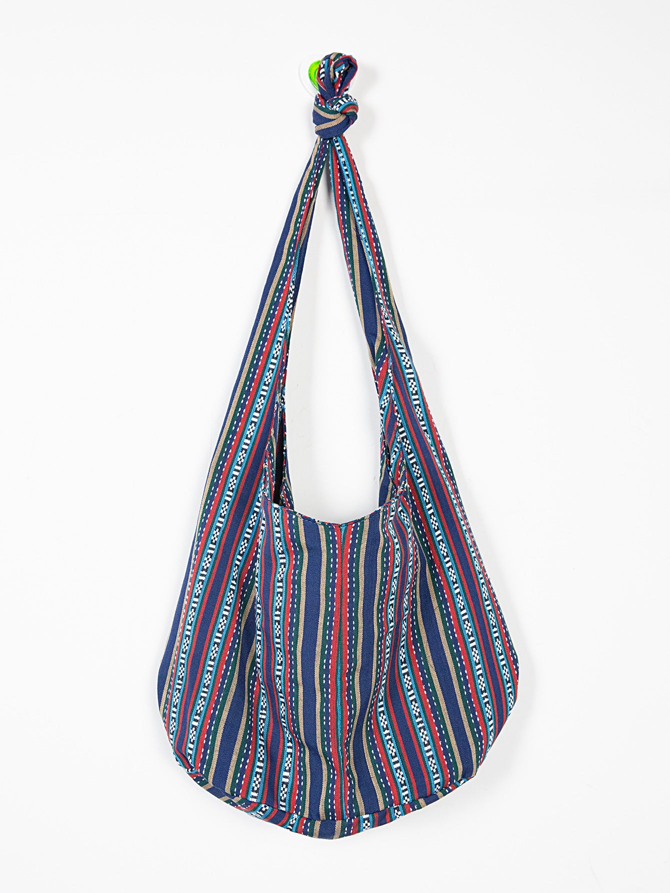 Ladies One Shoulder Handbag Cotton Linen Canvas Jacquard Bag