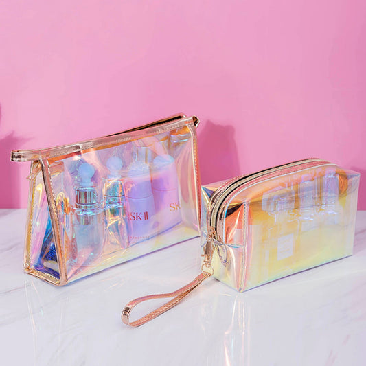 Women's laser wash bag