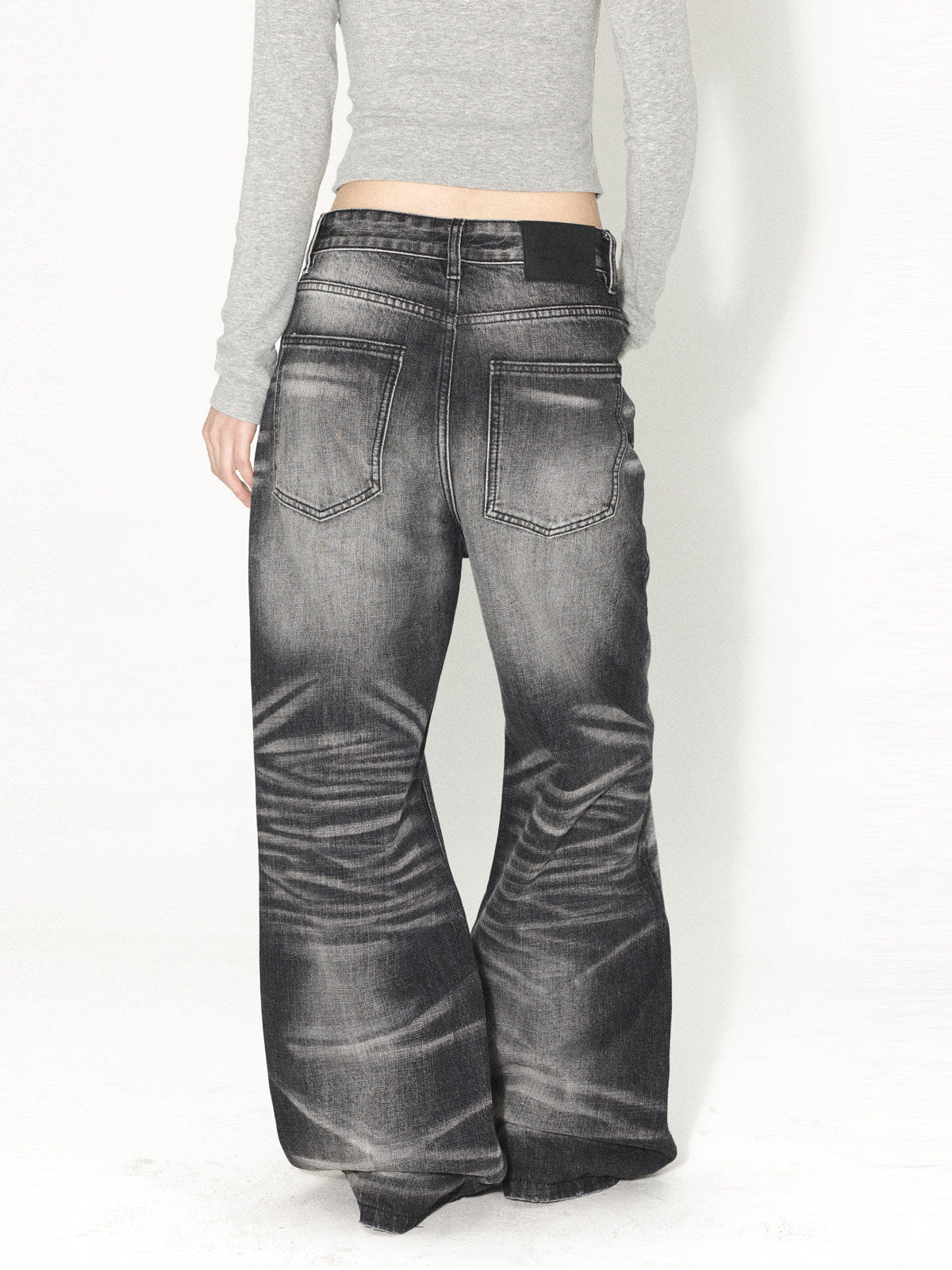 Retro Zipped Five Button Jeans
