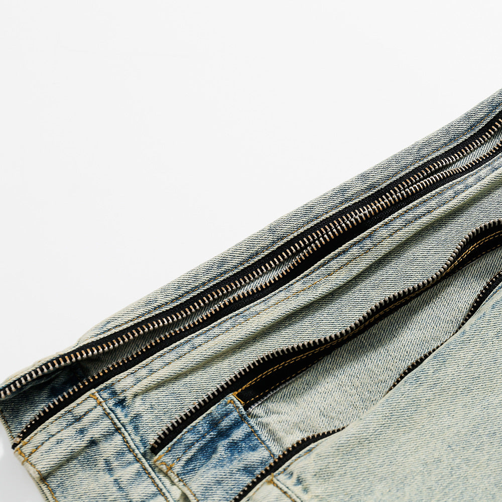 High Street Old Washing Water Denim Jacket