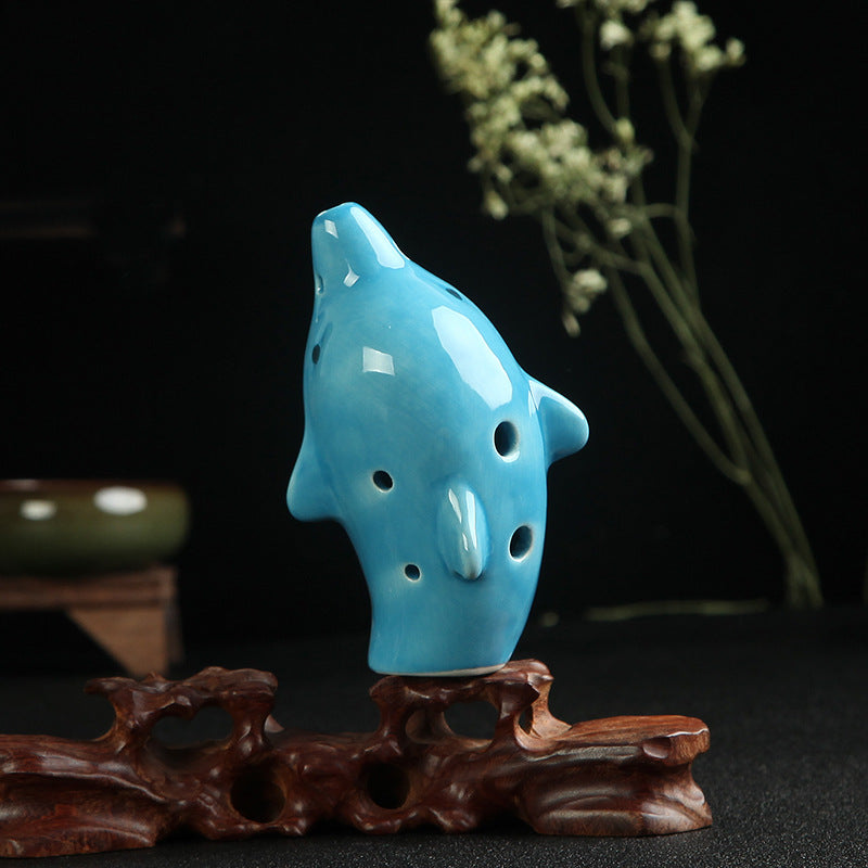 Upright Dolphin Series 6 Hole Ocarina