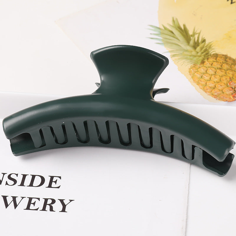 Geometric matte top clip back head catch clip