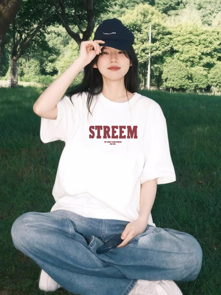 Women's Cotton Short-sleeved T-shirt
