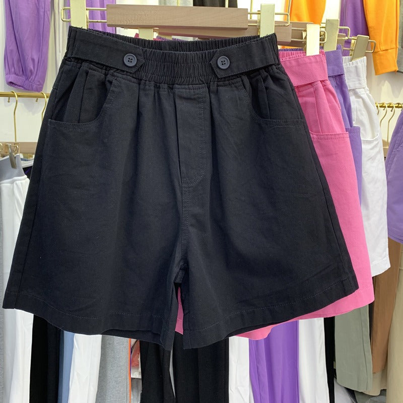Men's And Women's Fashion Simple Solid Color Loose Casual Pants