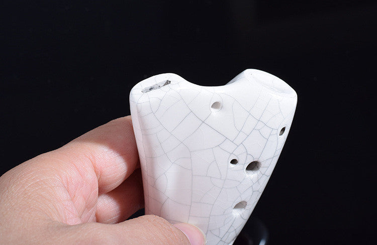 Submarine small Ocarina 12 hole treble C adjustable porcelain flute