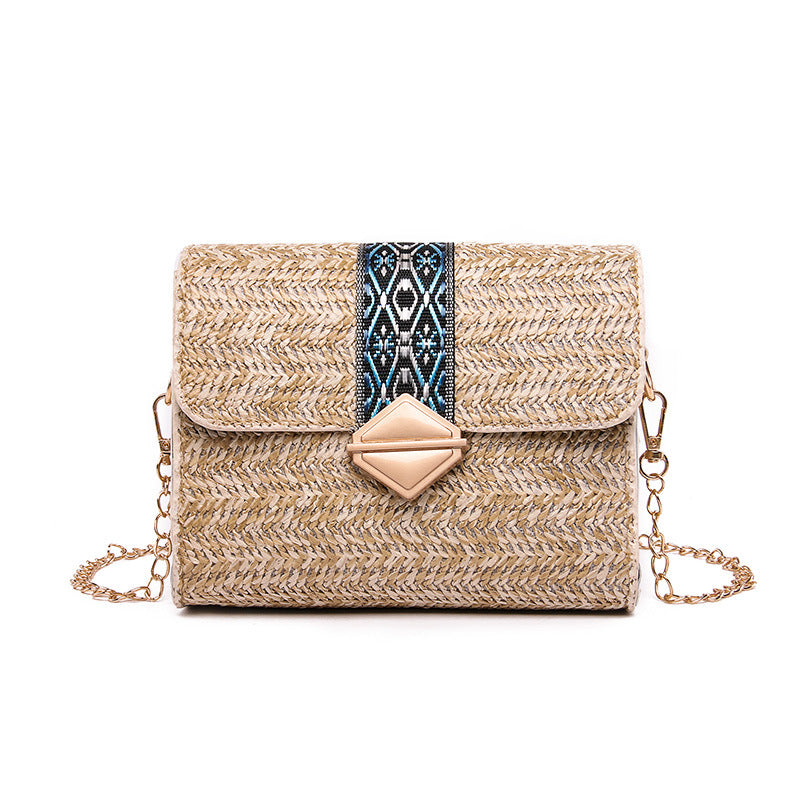 Fashionable wild simple casual girl chain bag