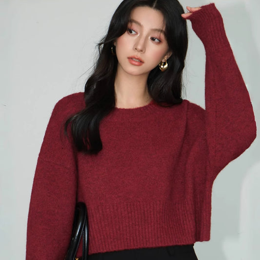 Short Sweater Loose Outer Wear