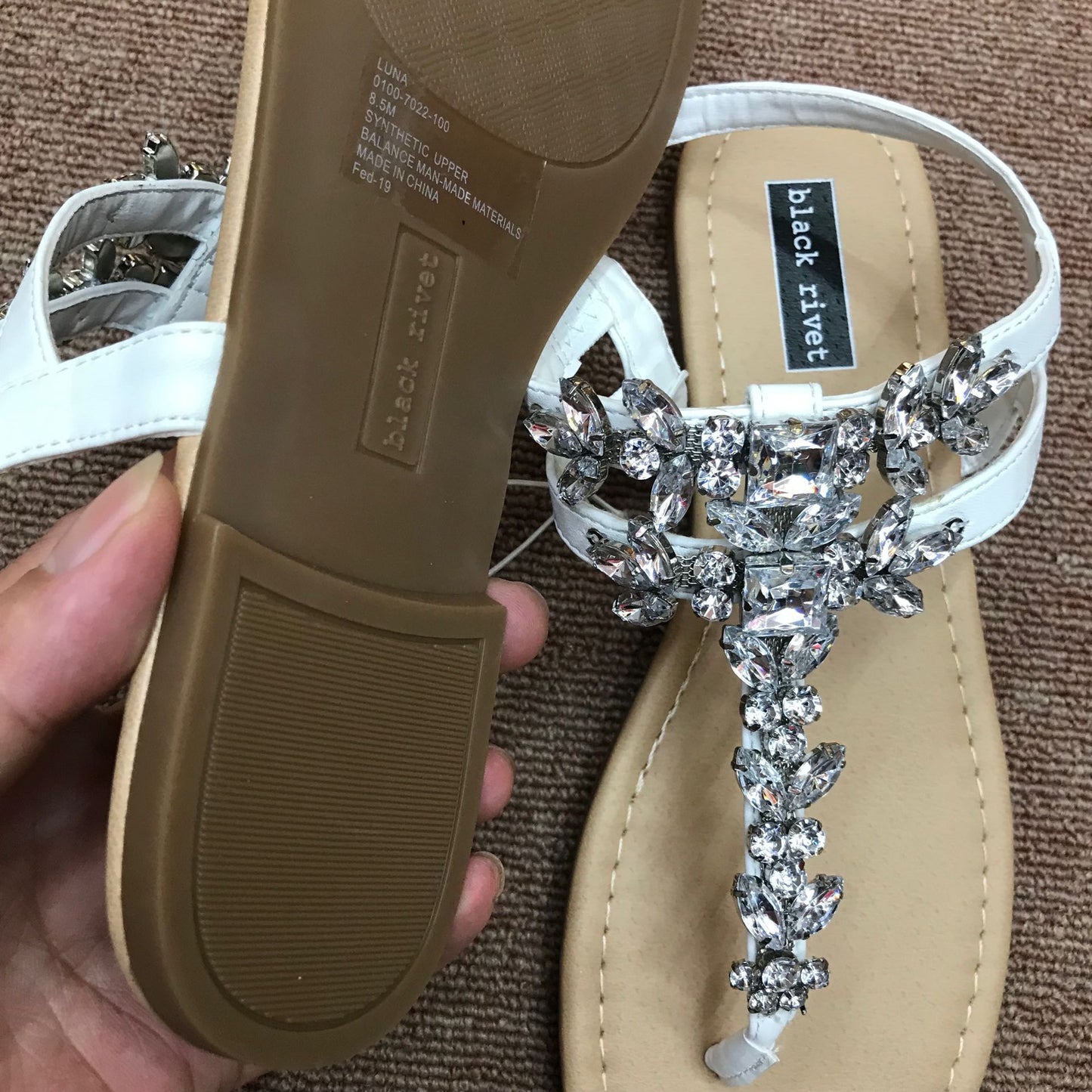 Comfortable casual buckle women's sandals