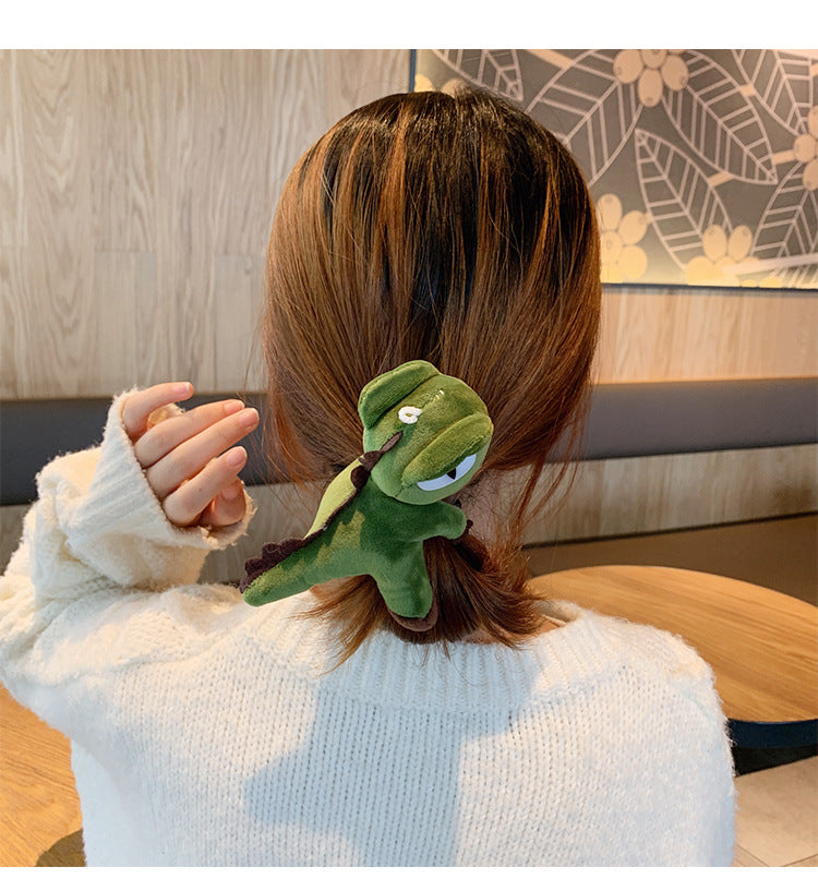 Cute little dinosaur hair tie