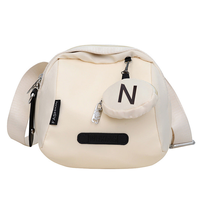 Women's Crossbody Canvas Shell Shoulder Bag