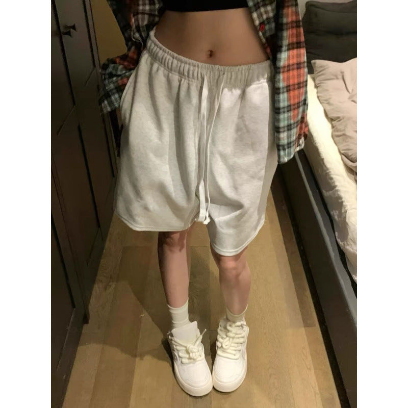 Retro American-Style Streetwear Casual Shorts For Sports