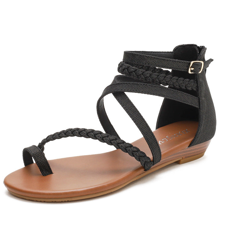 match  toe plus size women's shoes