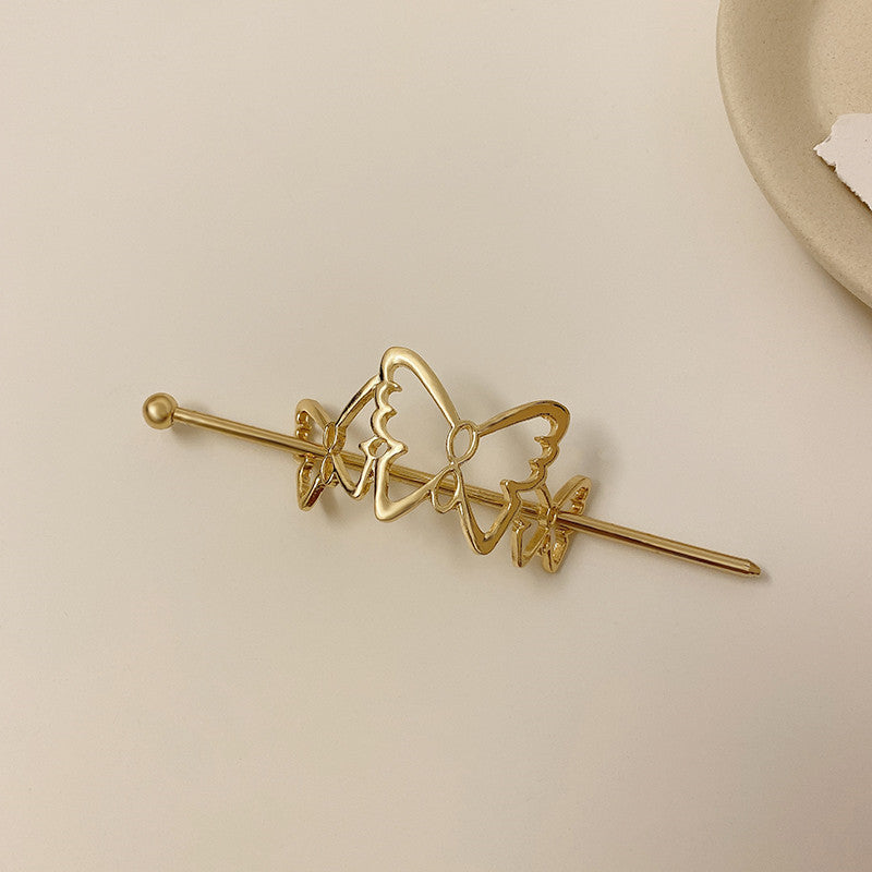 Metallic Cold Wind Simple Modern Hairpin