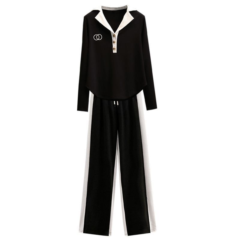 Women's Casual Top And Pants Fashion Set