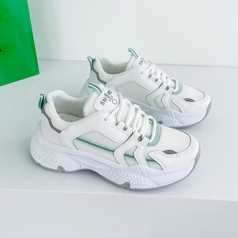 Breathable Mesh Casual Sports Platform Shoes